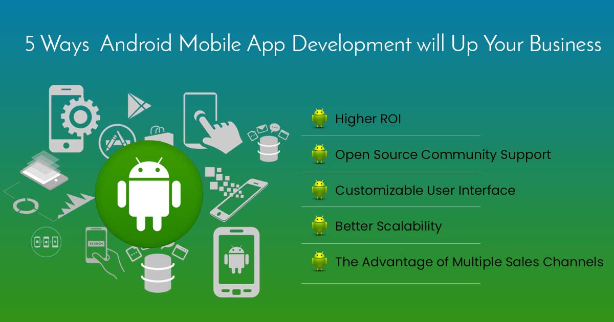 5 Ways Android Mobile App Development will Up Your Business